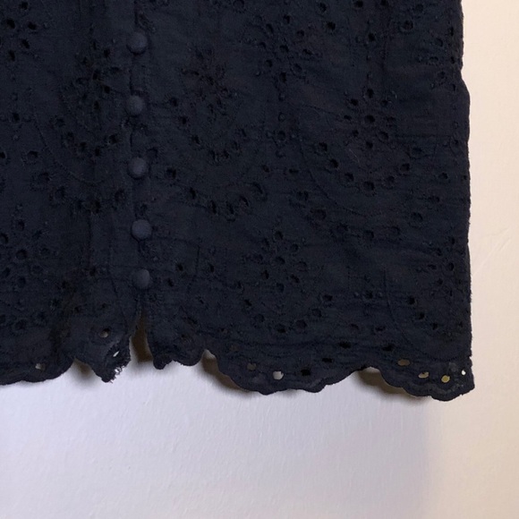 Maurices black “solid eyelet button down cami” - Picture 4 of 8
